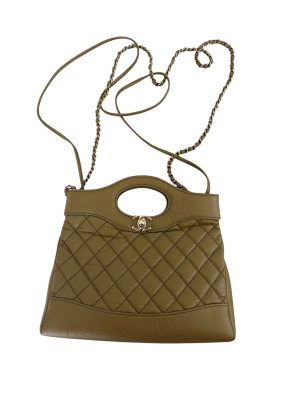 Pre-Owned Chanel Mini 31 Shopping Bag – Olive Green