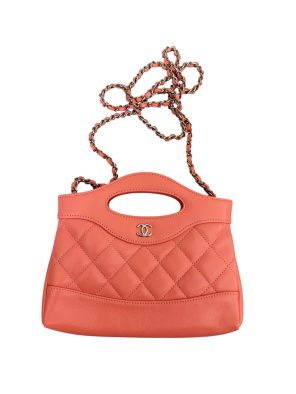 Pre-Owned Chanel 31 Shopping Bag – Coral